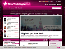 Tablet Screenshot of newyorkbiglietti.it